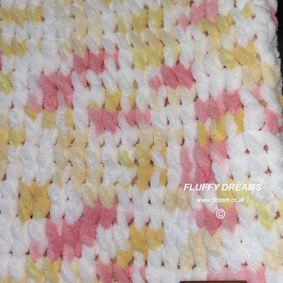Pink White and Yellow ( Candy ) Blankets